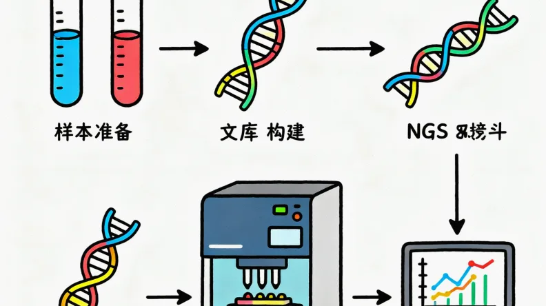PCR毛细管电泳检测MSI原理图