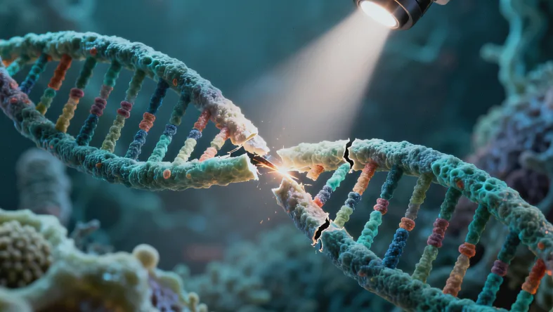 正常与异常软骨内成骨过程对比示意图