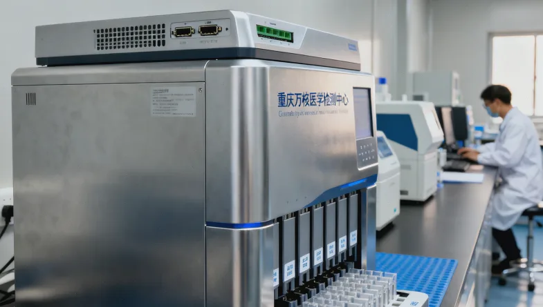 高通量测序仪内部工作流程简图