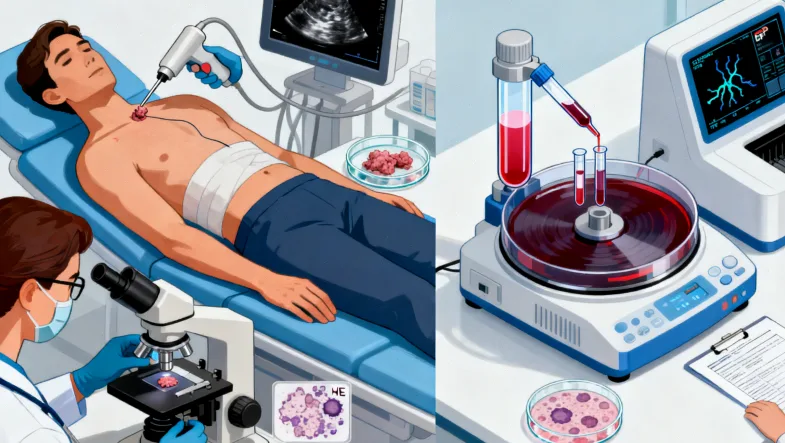 正常胃细胞与胃癌细胞Claudin18.2定位对比示意图