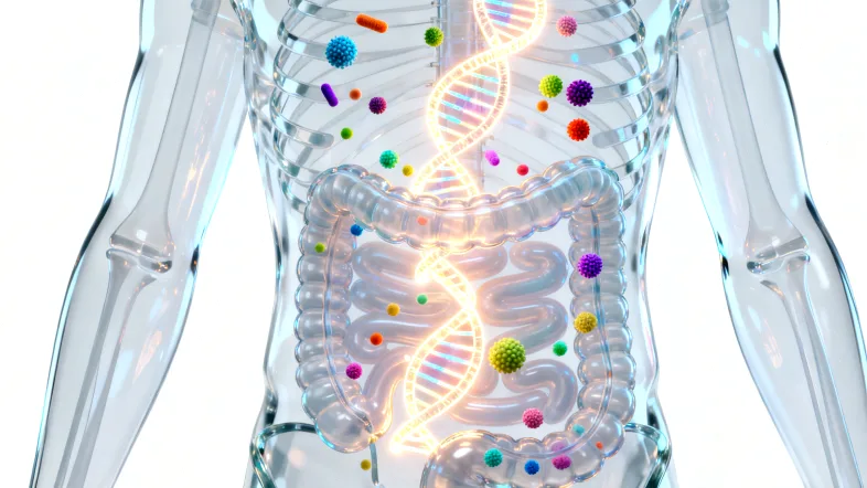 基因双螺旋结构示意图