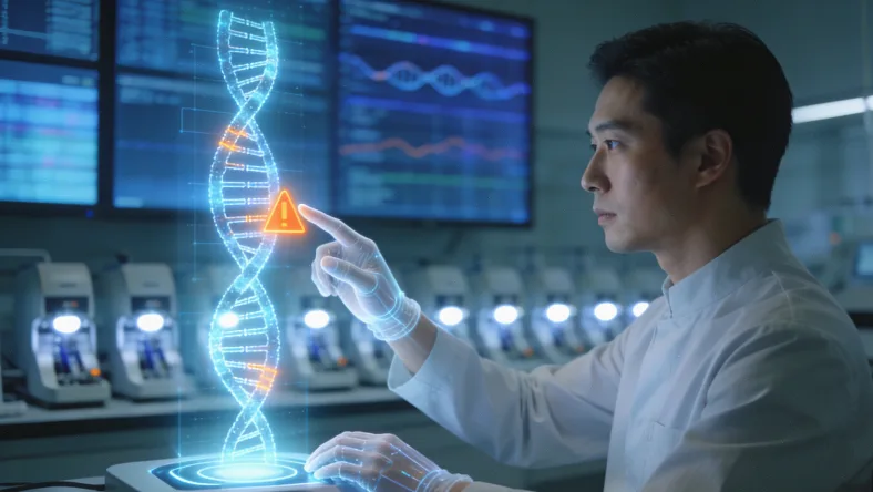 肿瘤组织切片与血液样本采集展示