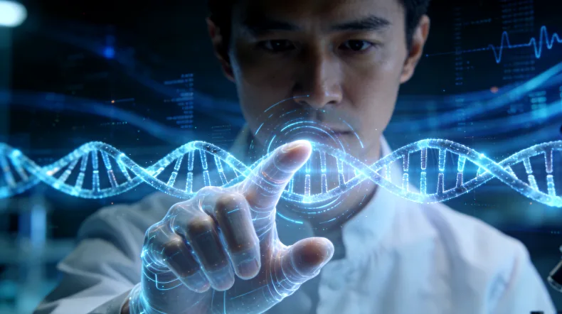 CHD7基因调控染色质结构动态变化模式图