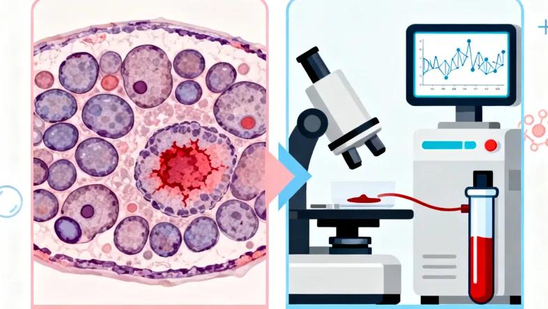 正常与dMMR细胞蛋白染色对比图