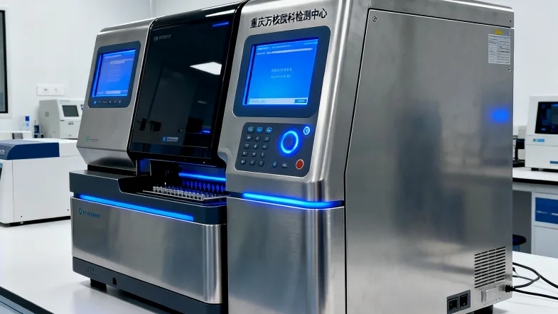 肿瘤组织切片与血液样本采集展示图