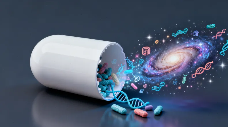 钥匙与锁比喻展示靶向药原理