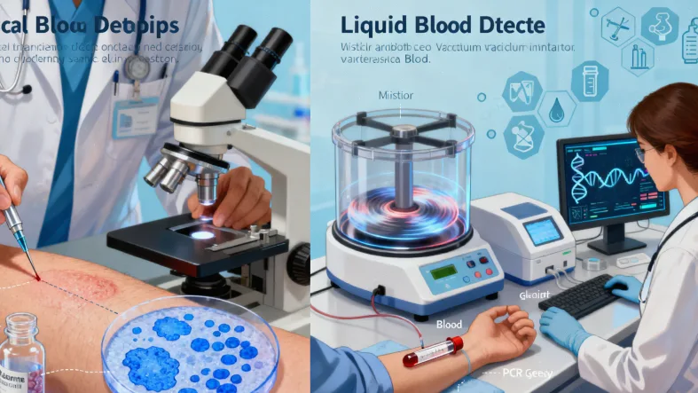 组织活检与液体活检采样方式对比