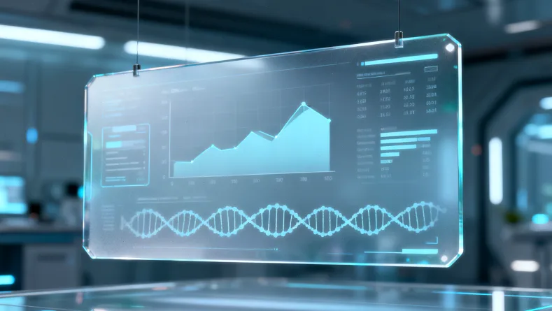 基因测序技术流程卡通展示