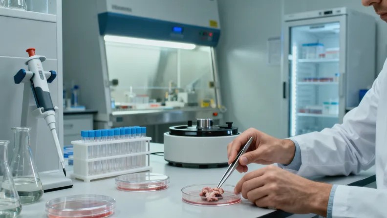 高通量测序实验室工作流程简图