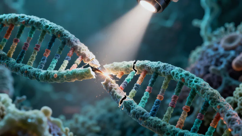 正常RB1蛋白与突变蛋白功能对比示意图