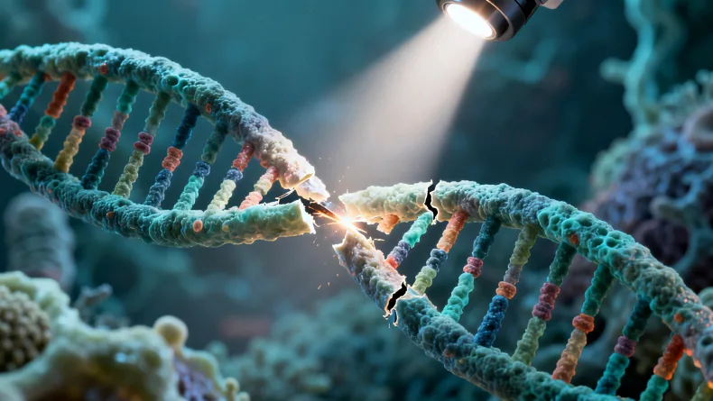 KRAS基因突变导致细胞信号通路持续激活示意图