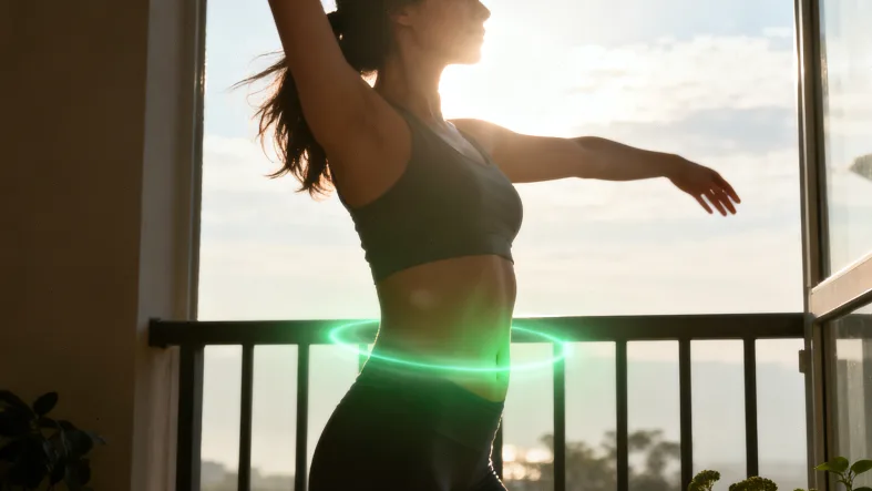 女性面对家族病史陷入沉思的示意图