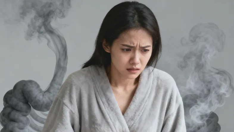 DNA双螺旋与BRCA基因标注的示意图