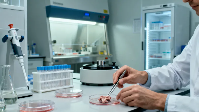 KRAS蛋白在细胞信号通路中的开关作用示意图