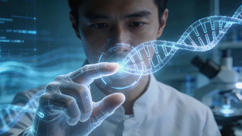 DNA双螺旋复制与错配修复蛋白工作示意图