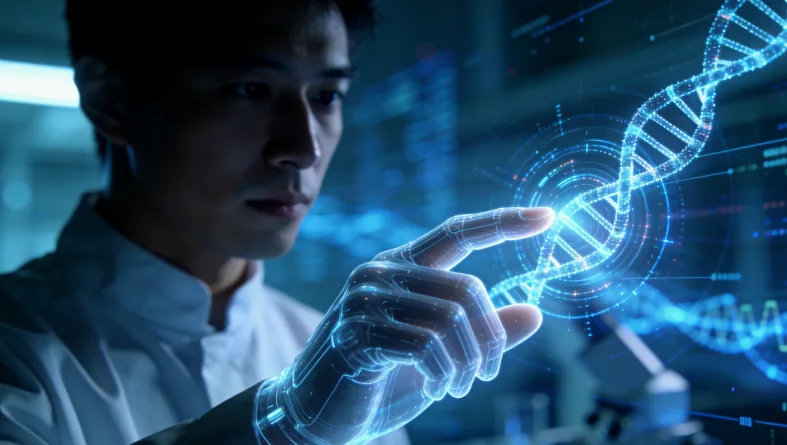 基因检测从采血到出具报告的流程简图