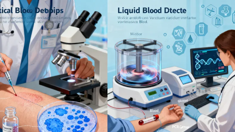 荧光原位杂交（FISH）技术原理与结果判读示意图