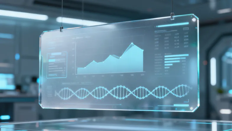 医生与家庭进行遗传咨询场景