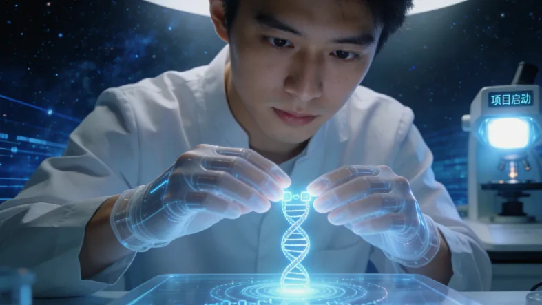 钥匙与锁模型展示靶向药作用机制