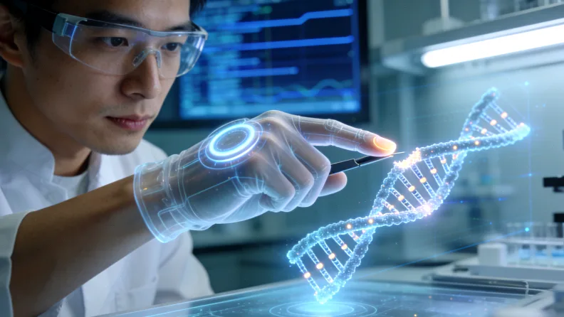 ctDNA在血液中与正常游离DNA共存的比喻图