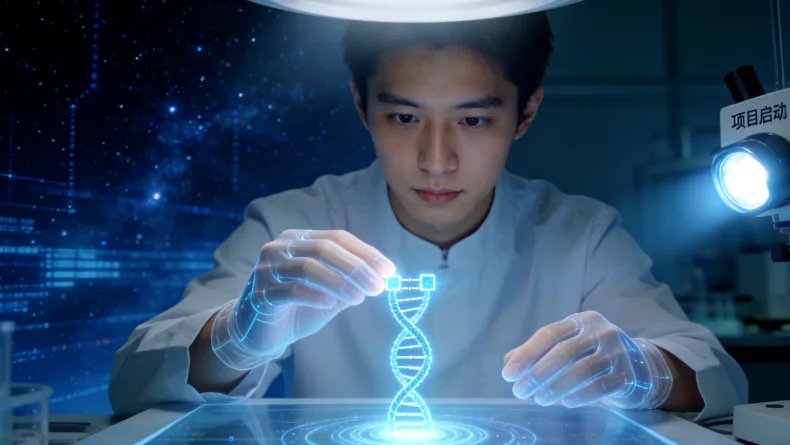 BRCA蛋白在DNA双链断裂修复中的作用示意图