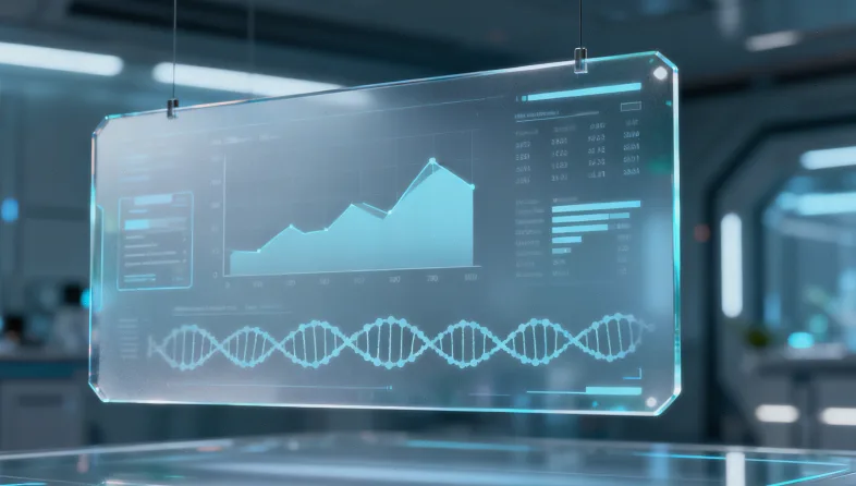 高通量基因测序实验室工作场景