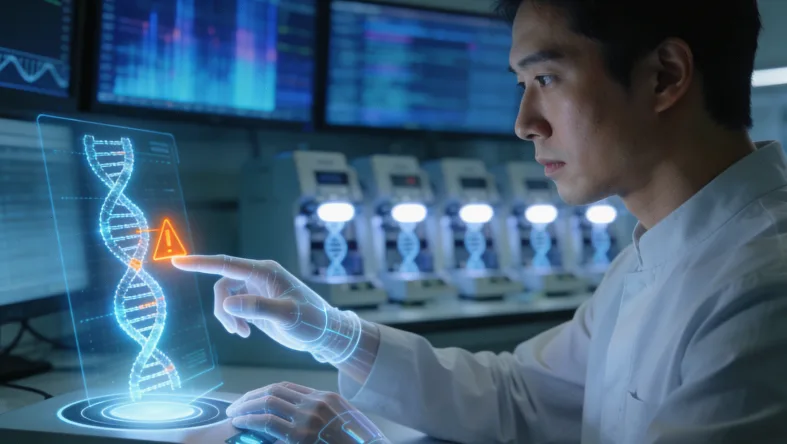 ROS1基因融合示意图：正常与融合状态对比