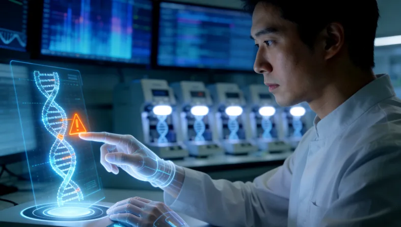 健康肠上皮与癌变过程对比图