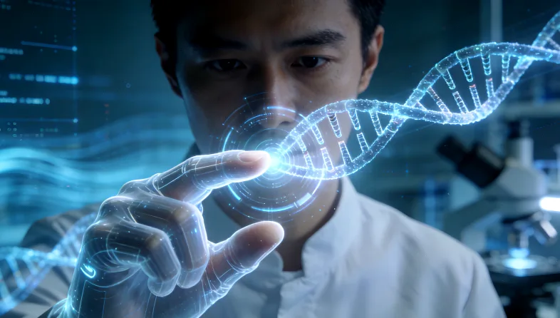 荧光原位杂交（FISH）检测结果镜下观