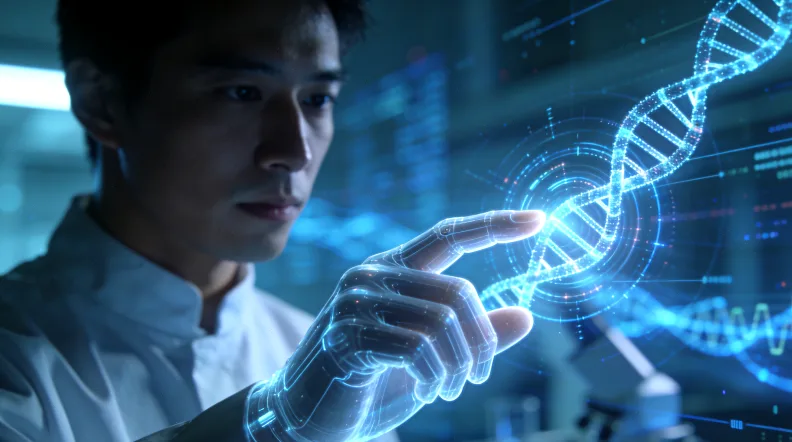 BRCA蛋白修复DNA双链断裂示意图