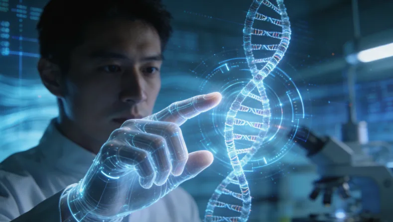 VHL基因蛋白结构三维示意图