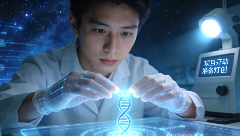 肿瘤组织样本病理切片与基因检测关联示意图