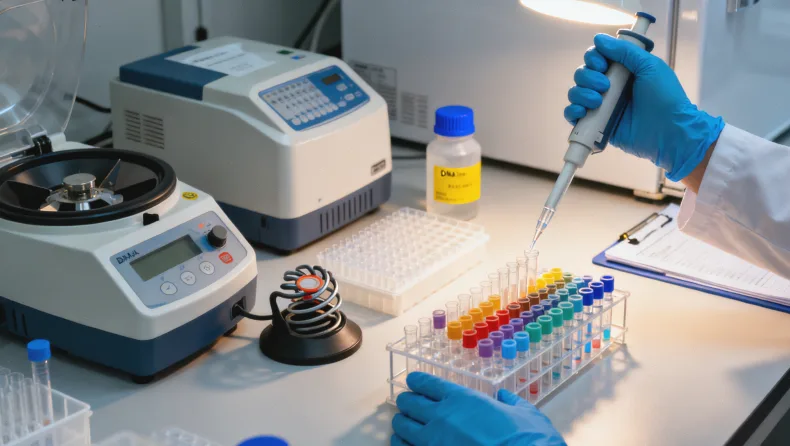 基因测序实验室内部工作环境