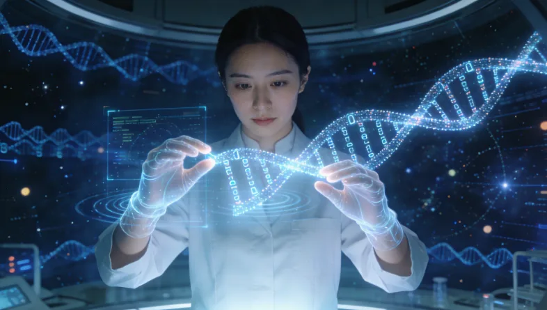 遗传咨询师与客户进行家庭健康史沟通