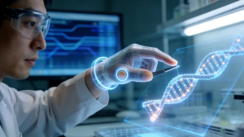 基因检测样本采集过程实拍