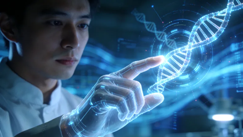 遗传咨询师与家庭面对面沟通示意图