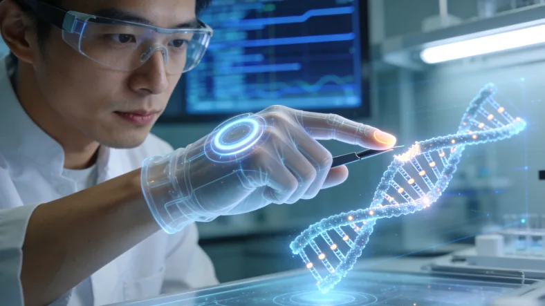 形象化的基因数据报告解读示意图