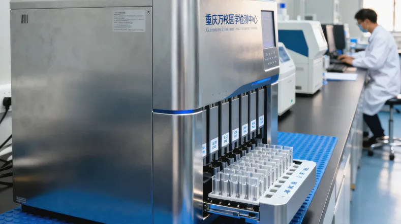 专业遗传咨询师与咨询者进行面对面沟通场景