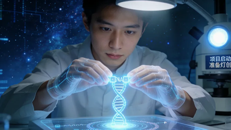 基因检测从采血到报告的完整流程图示