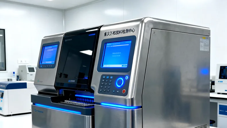 肺癌NGS检测实验室内部工作场景