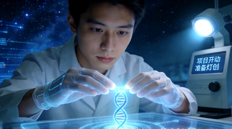 同源重组修复机制示意图