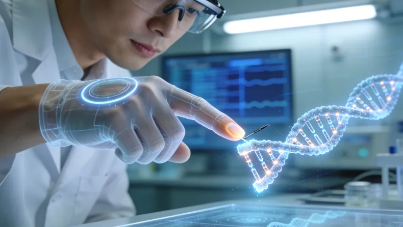 遗传咨询师与喀什居民进行检测前沟通