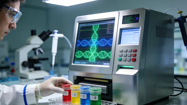 基因测序数据可视化示意图