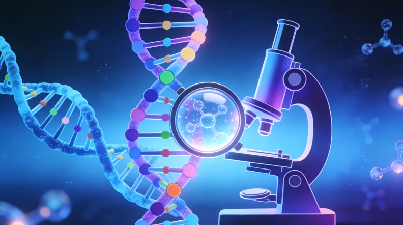 基因检测报告关键信息页示意图