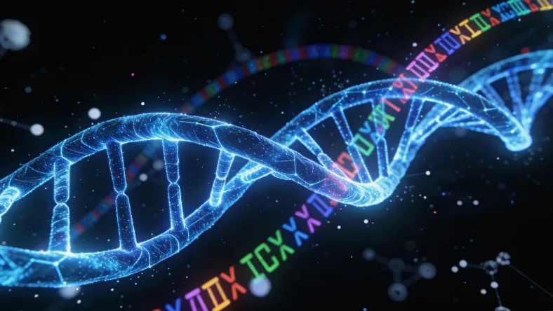 常规体检与基因检测对比示意图