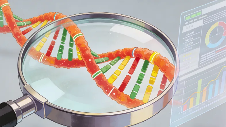 EGFR基因突变示意图