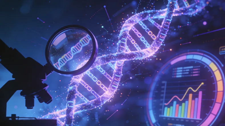 乳腺癌预后基因检测报告核心结论页示意图