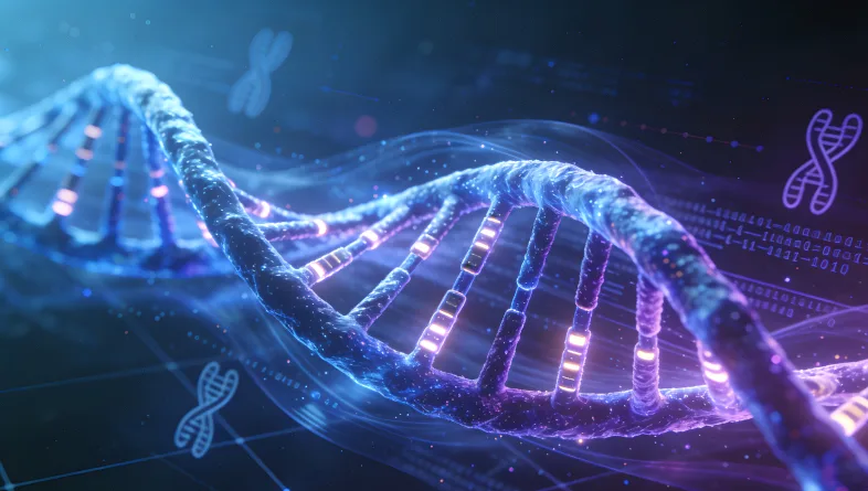 实验室人员正在进行基因测序样本制备