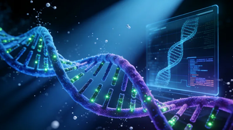 基因检测报告关键信息模块示例图