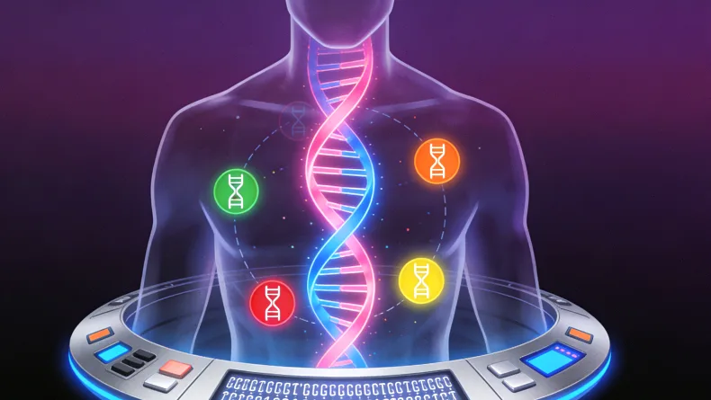 基因检测样本采集过程示意